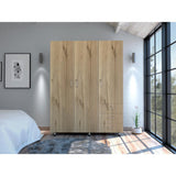 Closet Arizona Duna y Blanco 140x183cm con 3 Cajones con 3 Entrepaños - Closets | Bylmo