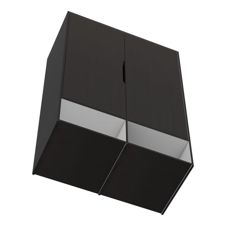 Closet Armario Wengue 100 cm con Zapatero y Percheros - Closets | Bylmo