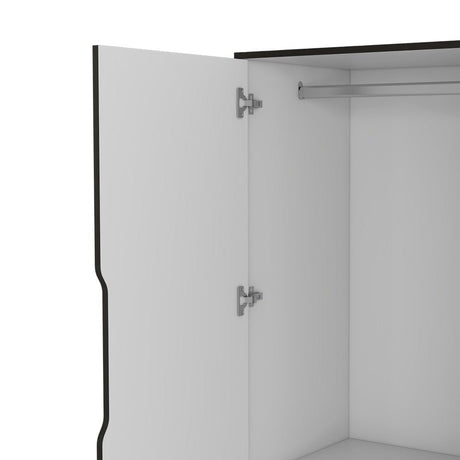 Closet Armario Wengue 100 cm con Zapatero y Percheros - Closets | Bylmo