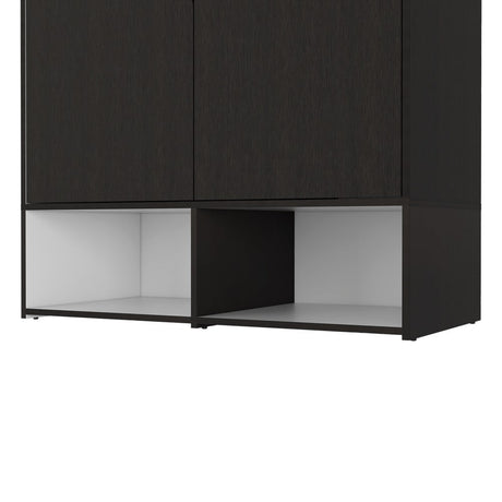 Closet Armario Wengue 100 cm con Zapatero y Percheros - Closets | Bylmo