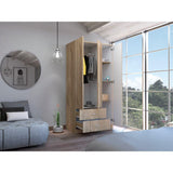 Closet Austral Duna 90x180cm con 2 Cajones con 3 Entrepaños - Closets | Bylmo