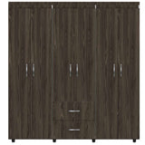 Closet Bariloche Milan 170x180cm con 2 Cajones con 5 Entrepaños - Closets | Bylmo