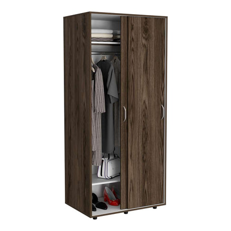 Closet Belfort Coñac 80 cm con Dos Puertas - Closets | Bylmo