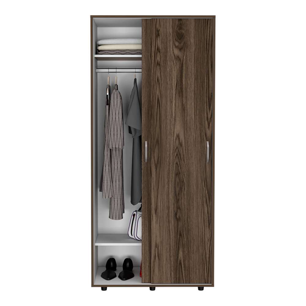 Closet Belfort Coñac 80 cm con Dos Puertas - Closets | Bylmo