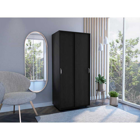 Closet Belfort Wengue 80 cm con Dos Puertas - Closets | Bylmo