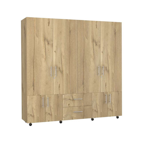 Closet Cantelmo Duna 200 cm con Ocho Puertas y Dos Cajones - Closets | Bylmo