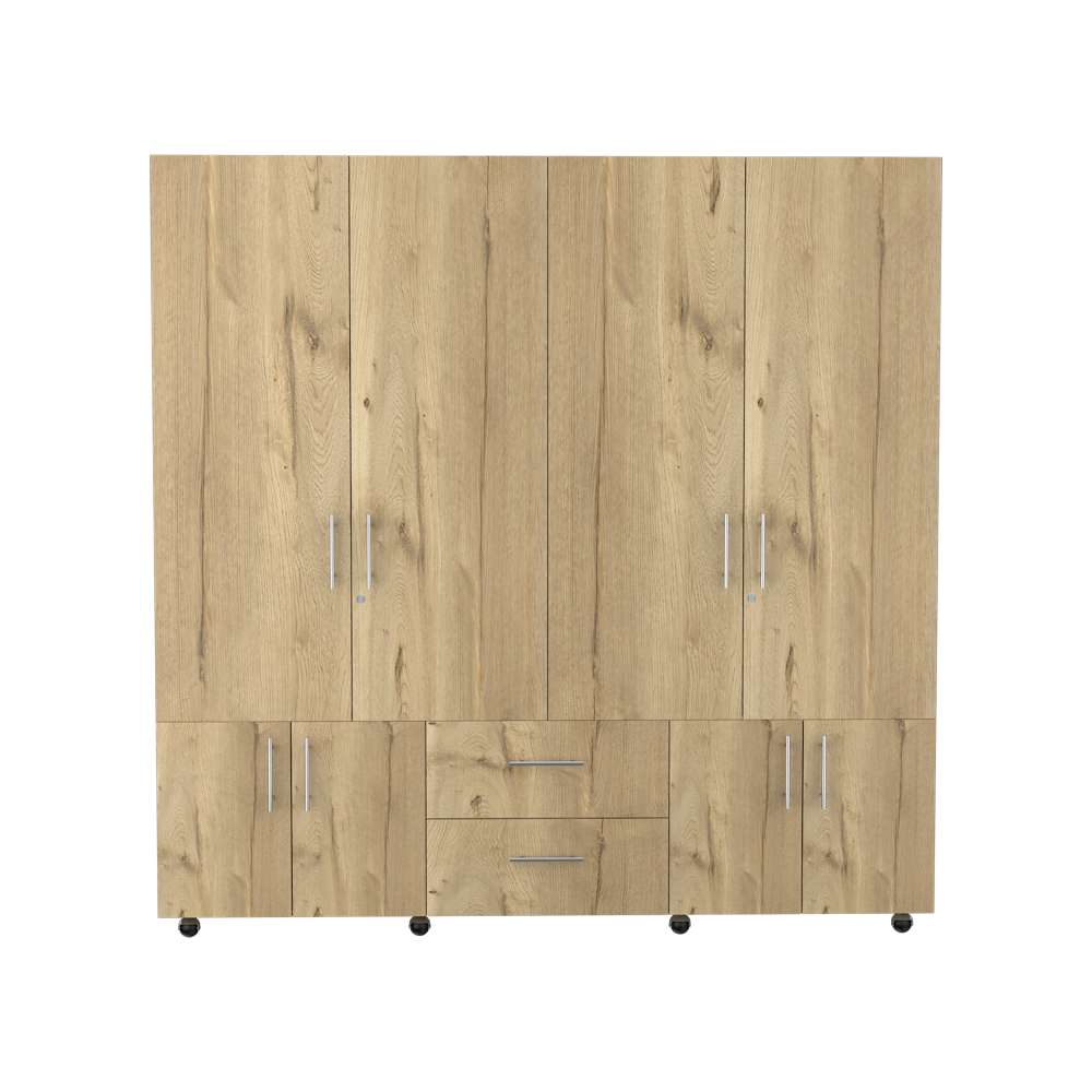 Closet Cantelmo Duna 200 cm con Ocho Puertas y Dos Cajones - Closets | Bylmo