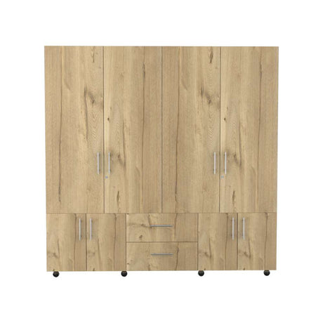 Closet Cantelmo Duna 200 cm con Ocho Puertas y Dos Cajones - Closets | Bylmo