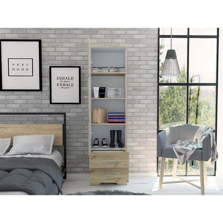 Closet Chic Duna 48 cm con Espejo, Una Puerta y Dos Cajones - Closets | Bylmo