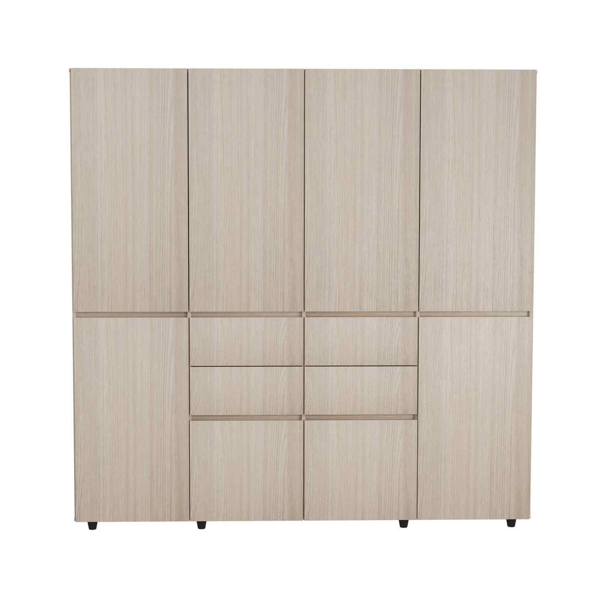 Closet D y B Arena 200 cm con Cajones, Puertas, Colgadero y Entrepaños - Closets | Bylmo