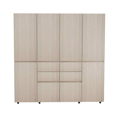 Closet D y B Arena 200 cm con Cajones, Puertas, Colgadero y Entrepaños - Closets | Bylmo