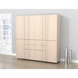 Closet D y B Arena 200 cm con Cajones, Puertas, Colgadero y Entrepaños - Closets | Bylmo