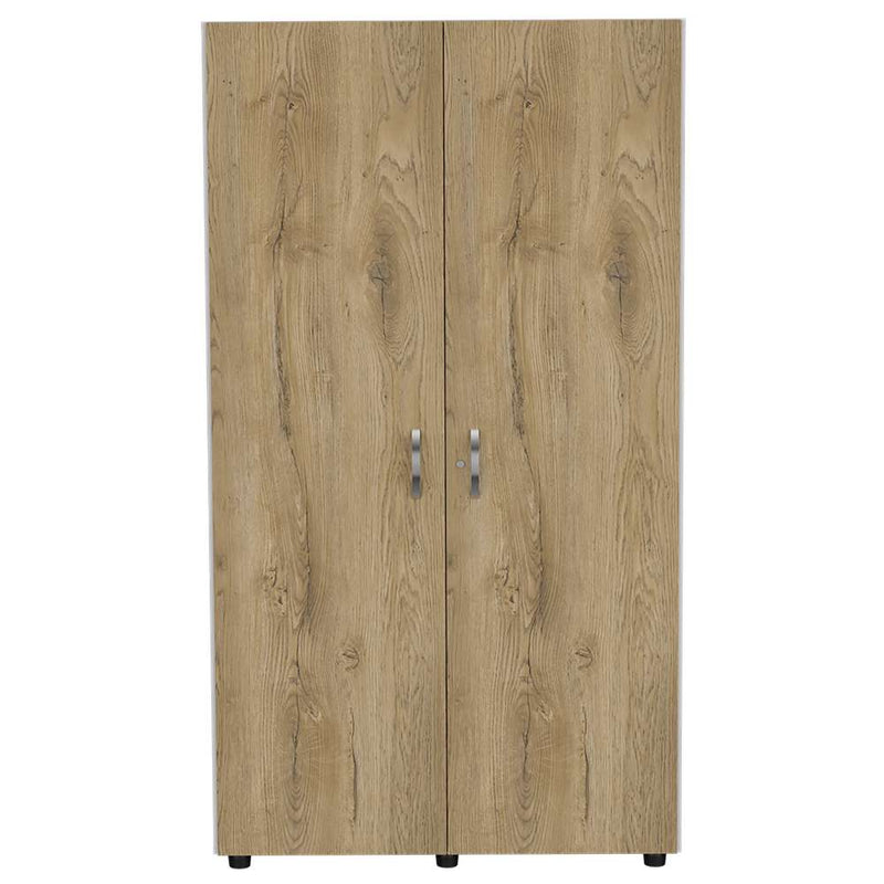 Closet Dopio Macadamia 100 cm con Dos Puertas y Entrepaños
