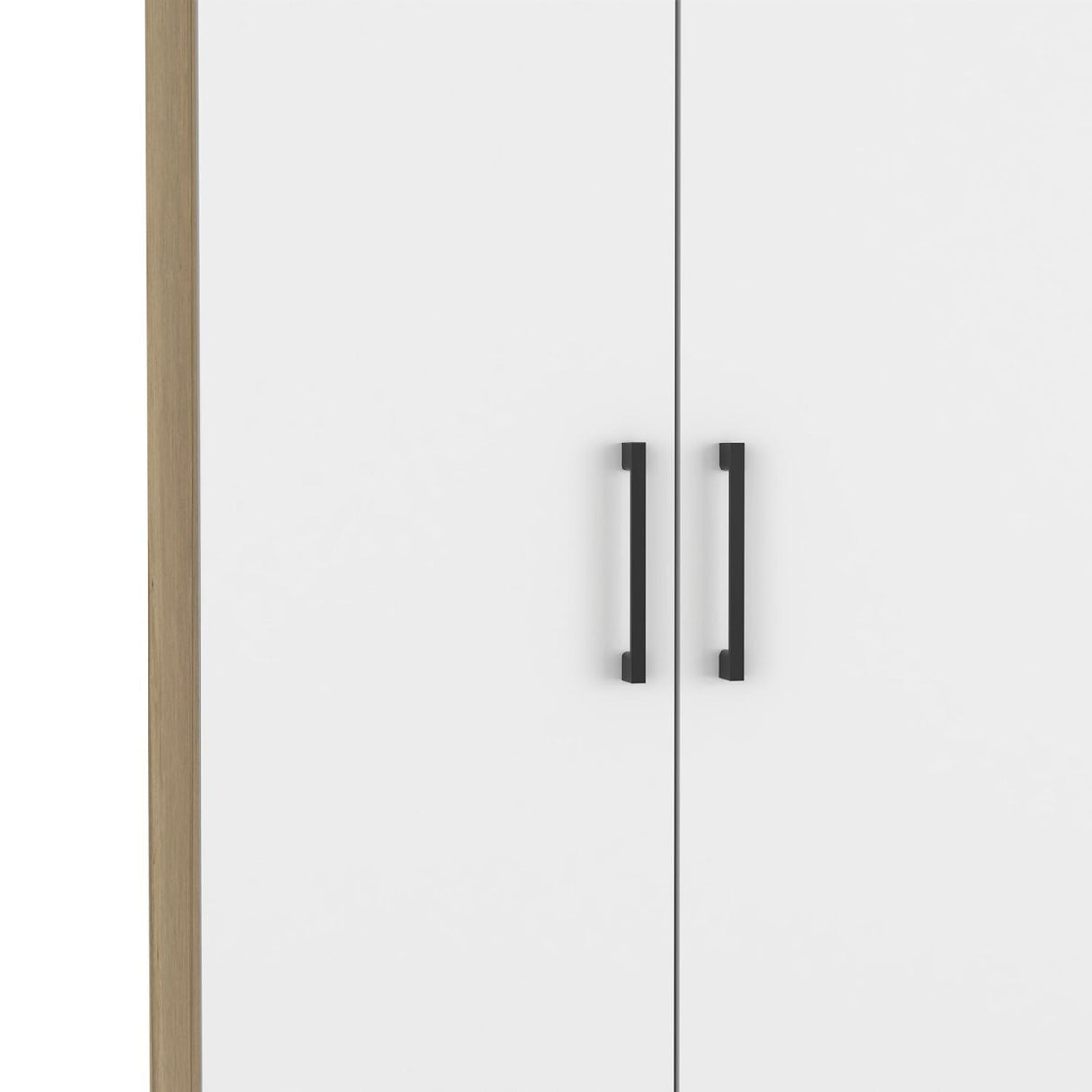 Closet Eter Blanco 60 cm con Dos Puertas, Entrepaños y Colgadero - Closets | Bylmo