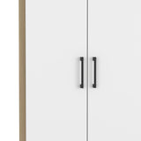 Closet Eter Blanco 60 cm con Dos Puertas, Entrepaños y Colgadero - Closets | Bylmo