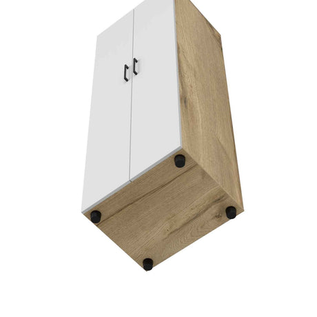 Closet Eter Blanco 60 cm con Dos Puertas, Entrepaños y Colgadero - Closets | Bylmo