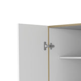 Closet Eter Blanco 60 cm con Dos Puertas, Entrepaños y Colgadero - Closets | Bylmo