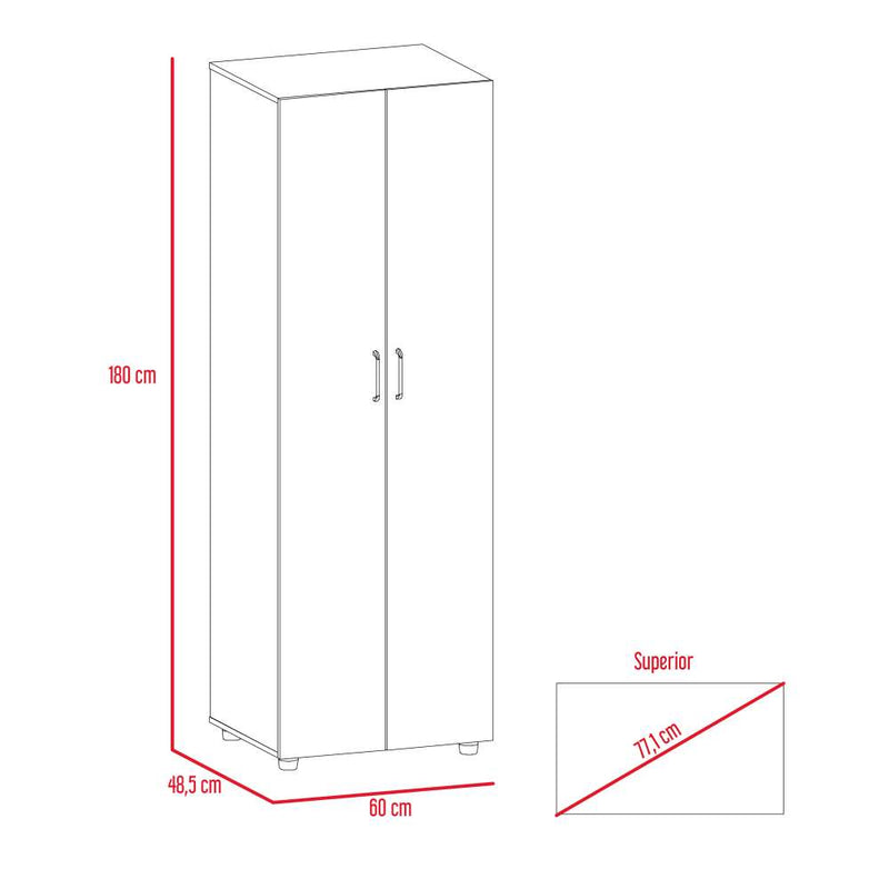 Closet F60 Duna 60 cm con Dos Puertas