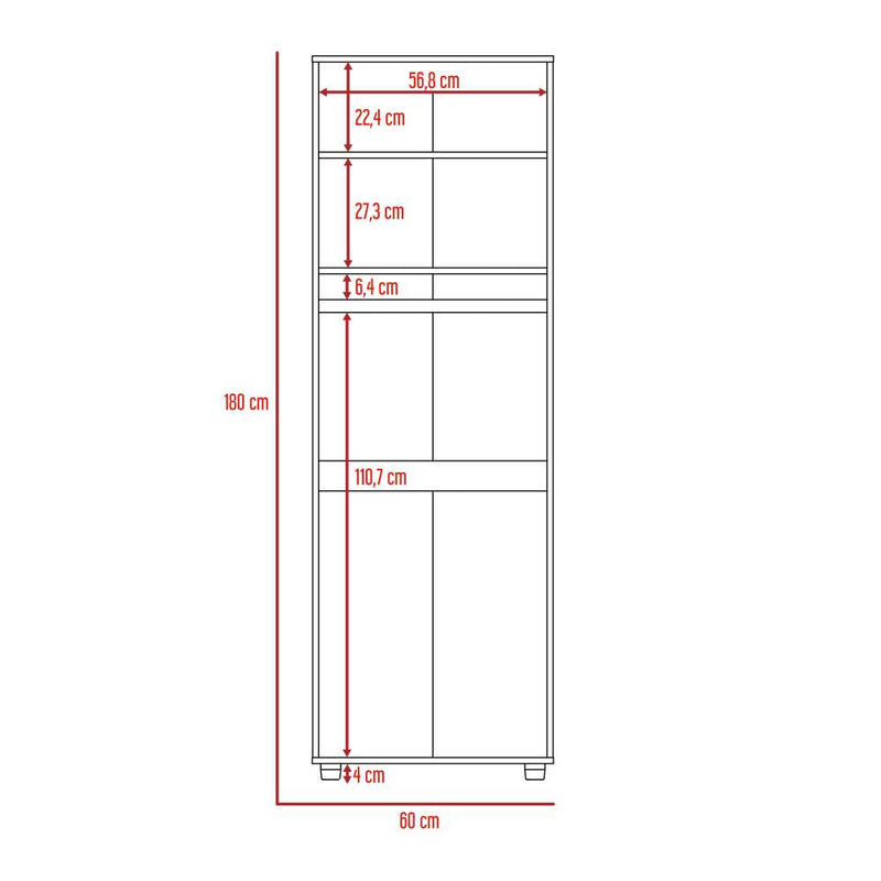 Closet F60 Duna 60 cm con Dos Puertas
