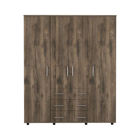 Closet Fontan Bellota 150 cm con Cuatro Puertas y Tres Cajones - Closets | Bylmo