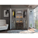 Closet Milan y Blanco 150x179cm con 6 Cajones con 2 Entrepaños - Closets | Bylmo