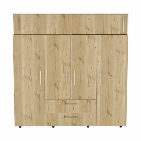 Closet Hogar Basic Duna 200 cm con Dos Cajones y Colgadero de Ropa - Closets | Bylmo