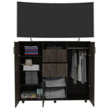 Closet Letna Coñac 140 cm con Tres Puertas y Dos Cajones - Closets | Bylmo