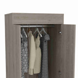 Closet Lisboa Ceniza 59x179cm con 2 Cajones sin Entrepaños - Closets | Bylmo