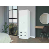 Closet Blanco 59x179cm con 2 Cajones sin Entrepaños - Closets | Bylmo