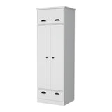 Closet Blanco 59x179cm con 2 Cajones con 1 Entrepaños - Closets | Bylmo