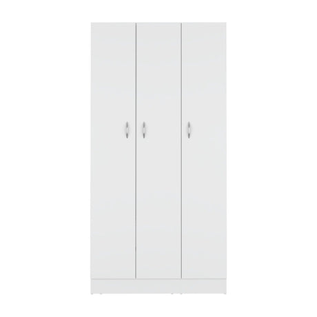 Closet Luna Blanco 90 cm con Tres Puertas y Dos Cajones - Closets | Bylmo