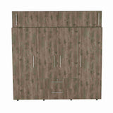 Closet Luque Bellota 200 cm Con Dos Cajones y Colgadero de Ropa - Closets | Bylmo