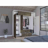 Closet Luque Bellota 200 cm Con Dos Cajones y Colgadero de Ropa - Closets | Bylmo