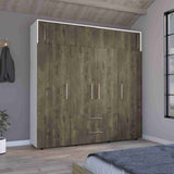 Closet Luque Bellota 200 cm Con Dos Cajones y Colgadero de Ropa - Closets | Bylmo