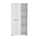 Closet Misuri Blanco 182 cm Con Colgadero de Ropa y Un Cajón - Closets | Bylmo