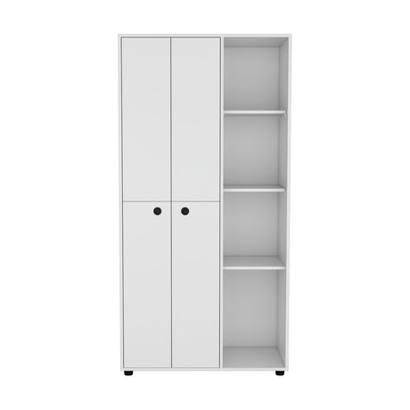Closet Misuri Blanco 182 cm Con Colgadero de Ropa y Un Cajón - Closets | Bylmo