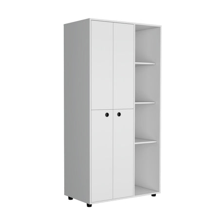 Closet Misuri Blanco 182 cm Con Colgadero de Ropa y Un Cajón - Closets | Bylmo
