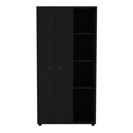 Closet Misuri Wengue 182 cm Con Colgadero de Ropa y Un Cajón - Closets | Bylmo