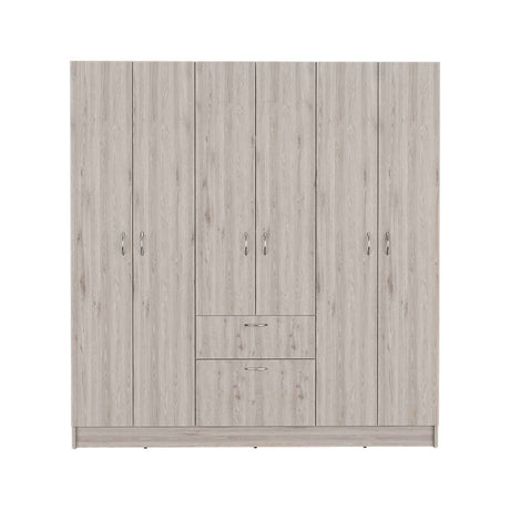 Closet Mitú Ceniza 162 cm con Siete Puertas y un Cajón - Closets | Bylmo