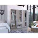 Closet Mitú Ceniza 162 cm con Siete Puertas y un Cajón - Closets | Bylmo