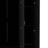 Closet Ohio Wengue 90x180cm con 2 Cajones con 3 Entrepaños - Closets | Bylmo