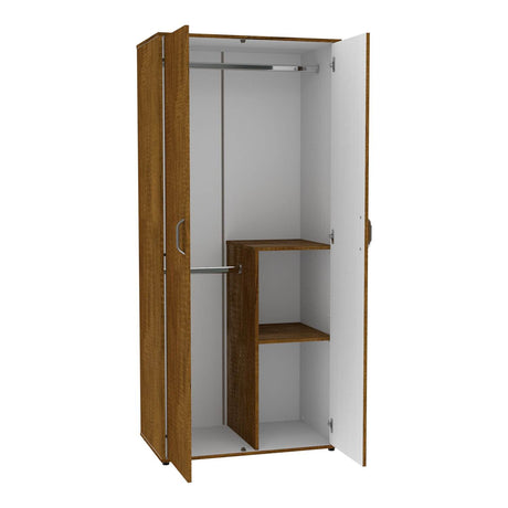 Closet Star Caramelo 80x180cm sin Cajones con 2 Entrepaños - Closets | Bylmo