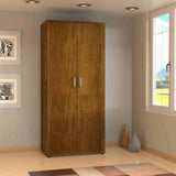 Closet Star Caramelo 80x180cm sin Cajones con 2 Entrepaños - Closets | Bylmo