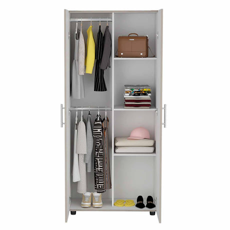 Closet Tera Bardolino 80x180cm sin Cajones con 3 Entrepaños - Closets | Bylmo