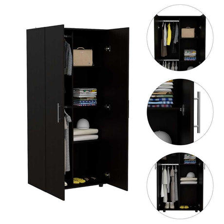 Closet Tera Wengue 80 cm con Dos Puertas - closets | Bylmo