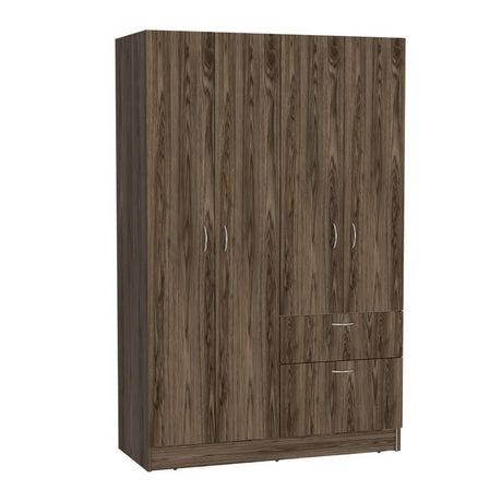 Closet Vaupés Coñac 108 cm con Cinco Puertas y Un Cajón - Closets | Bylmo