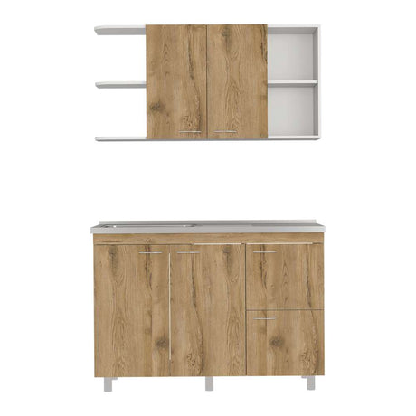 Cocina Elica Macadamia 120 cm Izquierda con Mesón - Cocinas | Bylmo