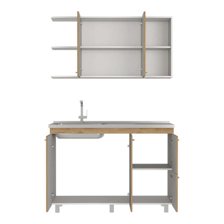 Cocina Elica Macadamia 120 cm Izquierda con Mesón - Cocinas | Bylmo