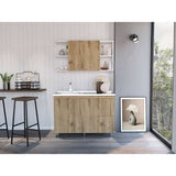 Cocina Elica Macadamia 120 cm Izquierda con Mesón