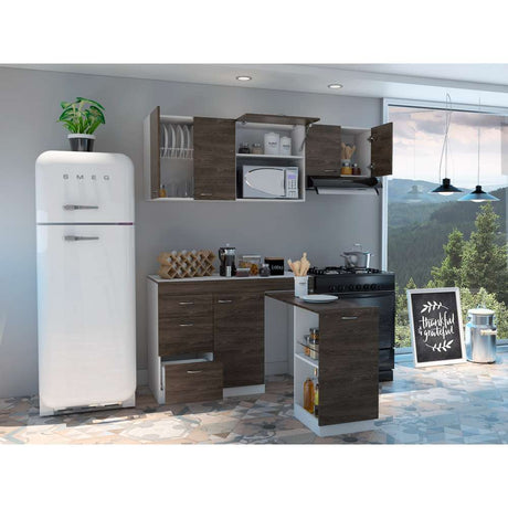 Cocina Grecia Coñac 120 cm - Cocinas | Bylmo